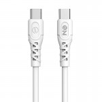 On Mobile Accessories Καλώδιο Type-c Σε Type-c Λευκό On Mobile Accessories Καλώδιο Type-c Σε Type-c Λευκό