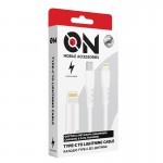 On Mobile Accessories Καλώδιο Type-c Σε Lightning Λευκό On Mobile Accessories Καλώδιο Type-c Σε Lightning Λευκό