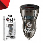 On Mobile Accessories Φορτιστής Αναπτήρα Αυτοκινήτου Με 2 Θύρες Usb Και USB-c 12-24V Διάφανος On Mobile Accessories Φορτιστής Αναπτήρα Αυτοκινήτου Με 2 Θύρες Usb Και USB-c 12-24V Διάφανος