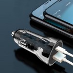 On Mobile Accessories Φορτιστής Αναπτήρα Αυτοκινήτου Με 2 Θύρες Usb Και USB-c 12-24V Διάφανος On Mobile Accessories Φορτιστής Αναπτήρα Αυτοκινήτου Με 2 Θύρες Usb Και USB-c 12-24V Διάφανος
