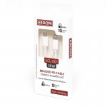 Καλώδιο Φόρτισης Και Μεταφοράς Δεδομένων Για Type-C Σε Lightning 30W Erdom ECL-001 Λευκό 1m 1 Τεμάχιο Καλώδιο Φόρτισης Και Μεταφοράς Δεδομένων Για Type-C Σε Lightning 30W Erdom ECL-001 Λευκό 1m 1 Τεμάχιο