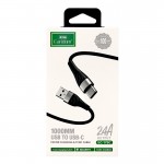 Καλώδιο Usb Φόρτισης Και Μεταφοράς Δεδομένων Για Type-C Earldom EC-178C Μαύρο 1m 1 Τεμάχιο Καλώδιο Usb Φόρτισης Και Μεταφοράς Δεδομένων Για Type-C Earldom EC-178C Μαύρο 1m 1 Τεμάχιο