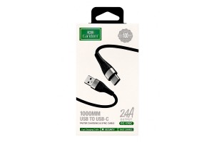 Καλώδιο Usb Φόρτισης Και Μεταφοράς Δεδομένων Για Type-C Earldom EC-178C Μαύρο 1m 1 Τεμάχιο