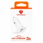 Φορτιστής Αναπτήρα Αυτοκινήτου Technovo TN-B010 Με 1 Θύρα Usb Και 1 Θύρα USB-C 12-24V 3A Λευκός 1 Τεμάχιο Φορτιστής Αναπτήρα Αυτοκινήτου Technovo TN-B010 Με 1 Θύρα Usb Και 1 Θύρα USB-C 12-24V 3A Λευκός 1 Τεμάχιο
