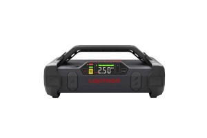 Εκκινητής Μπαταριών Αυτοκινήτου, Powerbank, Κομπρεσσέρ Αέρος 150 Psi, Φακός Led 4 Σε1 Lokithor JA301 12 Volt 2000A 1 Τεμάχιο