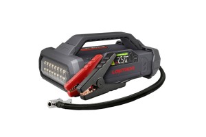 Εκκινητής Μπαταριών Αυτοκινήτου, Powerbank, Κομπρεσσέρ Αέρος 150 Psi, Φακός Led 4 Σε1 Lokithor JA302 12 Volt 2500A