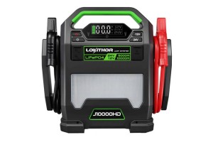 Επαγγελαμτικός Εκκινητής Μπαταριών , Powerbank, Φακός Led 3 Σε1 Lokithor J10000HD 12 Volt 10000A / 24V 5000A 1 Τεμάχιο