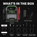 Επαγγελαμτικός Εκκινητής Μπαταριών , Powerbank, Φακός Led 3 Σε1 Lokithor J10000HD 12 Volt 10000A / 24V 5000A 1 Τεμάχιο