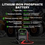 Επαγγελαμτικός Εκκινητής Μπαταριών , Powerbank, Φακός Led 3 Σε1 Lokithor J10000HD 12 Volt 10000A / 24V 5000A 1 Τεμάχιο