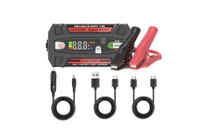 Εκκινητής Μπαταριών Αυτοκινήτου, Powerbank, Φακός Led 3 Σε1 Lokithor J402 Pro 12 Volt 3500A 1 Τεμάχιο