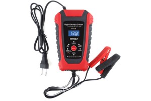 Φορτιστής Μπαταριών Αυτοκινήτου & Μοτο Ψηφιακός Amio (02403) 6V 2Amp / 12V 6Amp 1 Τεμάχιο