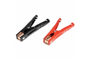 Ακροδέκτες Κροκοδειλάκια Καλωδίων 600A 170mm 03526 Amio Μαύρο - Κόκκινο 2 Τεμάχια