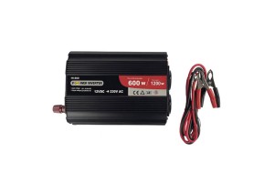 Inverter Αυτοκινήτου Από 12 Volt Σε 230 Volt 600/1200 Watt 1 Τεμάχιο