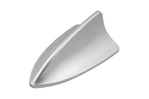 Κεραία Αυτοκινήτου Διακοσμητική Καρχαρίας Ασημί 15cm 1 Τεμάχιο