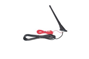 Κεραία Οροφής Αυτοκινήτου Golf Look Μαύρη Με Καλώδιο 25cm 1 Τεμάχιο