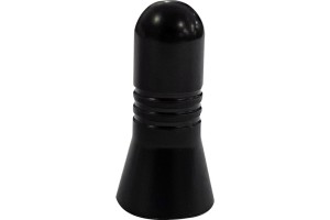 Κεραία Οροφής Αυτοκινήτου Αλουμινίου Πομπέ Μαύρη Με 3 Αντάπτορες 3cm 1 Τεμάχιο