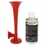 Κόρνα Γηπέδου Με Φιάλη 300ml 500hz 110db Με Πιστοποίηση E3 Made In Italy 1 Τεμάχιο
