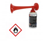 Κόρνα Γηπέδου Με Φιάλη 300ml 500hz 110db Με Πιστοποίηση E3 Made In Italy 1 Τεμάχιο