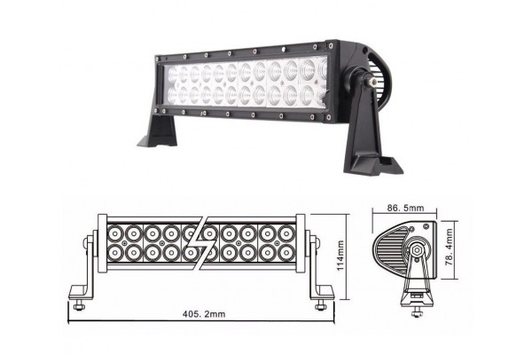 Μπαρα Led 72W 40cm Spot