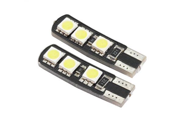 Σετ Led Canbus T10 6LED Μακροστενο