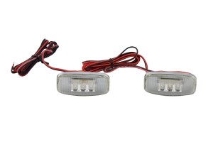 Carman Φλας LED Αυτοκόλλητοι Φανοί Πλευρικοί για Nissan 2τμχ