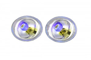 Carman Φανοί Οβάλ Μικροί Μπλε 62cm 2τμχ