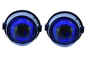 Carman Φανός Ομίχλης Οβίδα Μπλε 2τμχ