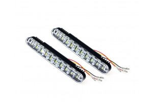 Carman Φανοί Ημέρας 30 Led με 3 Σκάλες LED 12V 2τμχ