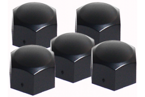 Nuova Meyster Καπάκια Μπουλονιών για Παξιμάδια Μαύρα 19mm