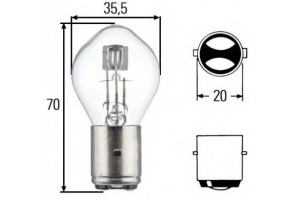Hella BA20D 40W 12V 1τμχ