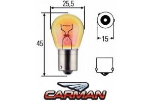 Hella PY21W Yellow 12V 21W 2τμχ