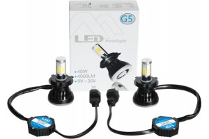 ΣΕΤ ΛΑΜΠΕΣ LED H4 M5 4000LM