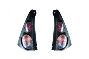Hella Πίσω Φανάρια για Peugeot 107 και Citroen C1 Μαύρα 2τμχ
