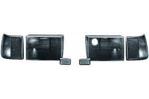 Hella Πίσω Φανάρια για Audi 80 Μαύρα 2τμχ