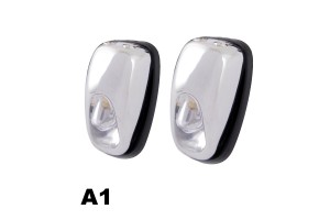 Φωτιζομενη Πιτσιλιθρα Χρωμιου 12V - A1