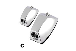 Φωτιζομενη Πιτσιλιθρα Χρωμιου 12V - C