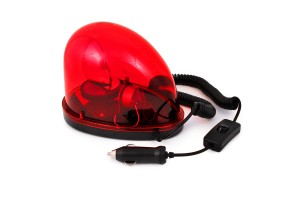 Φαρος Μαγνητικος Οβαλ 12V - Κοκκινο