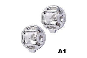 Προβολεις Ζευγος H3 12V 55W Νικελ 2 ΤΕΜ. - A1