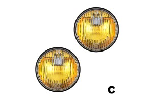 Προβολεις Ζευγος H3 12V 55W Νικελ 2 ΤΕΜ. - C