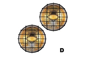 Προβολεις Ζευγος H3 12V 55W Νικελ 2 ΤΕΜ. - D