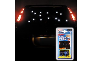 Φωτιζομενα Λαμπακια Galaxy Λευκα Ισια 7 Led