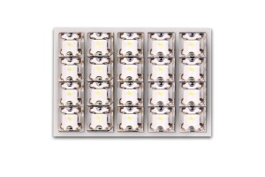 Autoline Πλαφονιέρα Αυτοκινήτου 20 LED 35x50mm Μπλε 1τμχ XLED