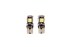 Autoline T10 Can Bus 5 SMD 5050 Led 12V 2τμχ