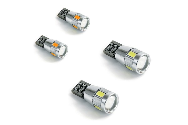 Λαμπες 6 Leds T10 Wedge-CANBUS 12V Ασπρο