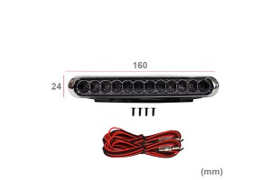 Προβολακια Ημερας 12 Led Μπλε