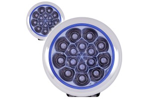 Προβολακια 15 Led Μπλε Στρογγυλα