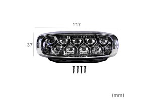 Autoline Φώτα Ημέρας PL253 LED 12V 11.7cm 2τμχ