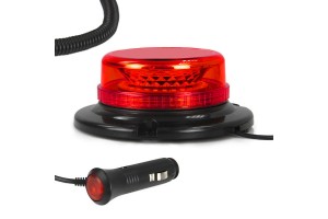 Φαρος Led 12V-24V Μαγνητικος &amp; Βιδωτος - Κοκκινο