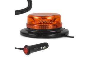 Φαρος Led 12V-24V Μαγνητικος &amp; Βιδωτος - Πορτοκαλι