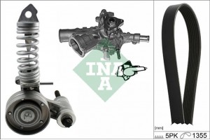 Ina Αντλία Νερού + Σετ Ιμάντων poly-V - 529 0297 31